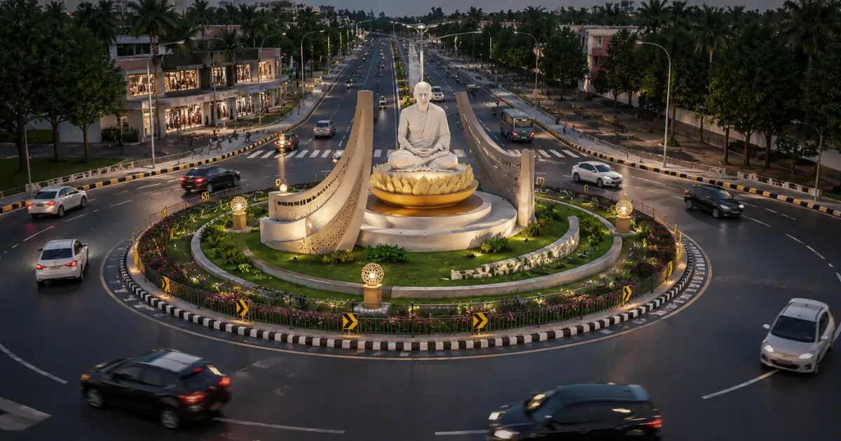 BC Road Narayana Guru Circle Redevelopment Bantwal