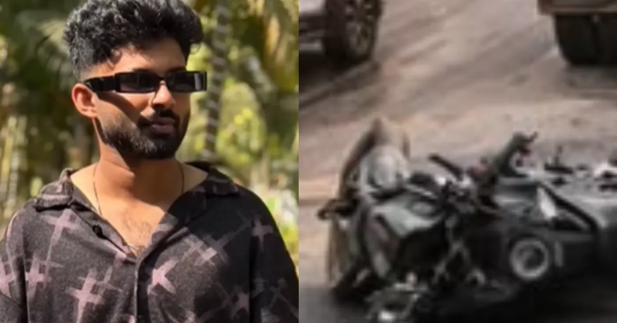 Ekkur Road Accident Bike Hits Lorry Youth Dies
