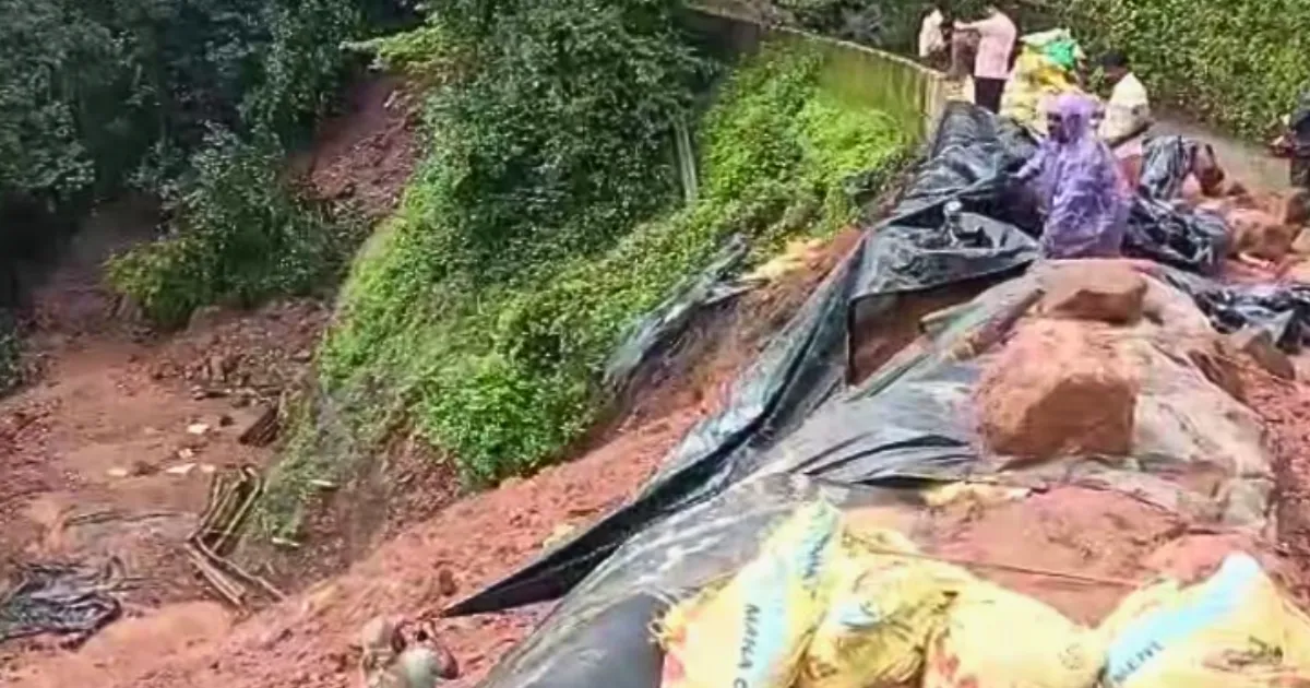 Hulikal Ghat Heavy Rain Road Condition Travel Warning